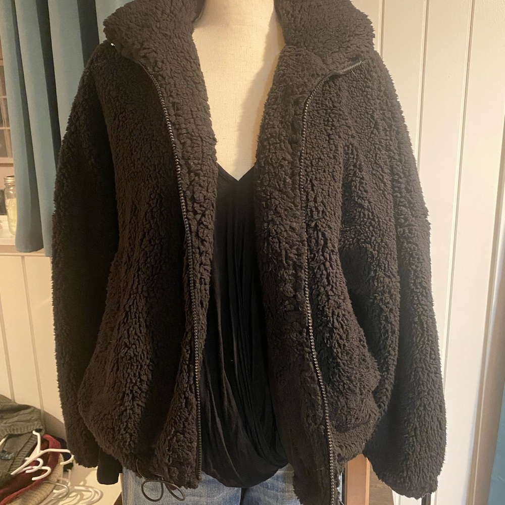 Cozy Black Sherpa Jacket